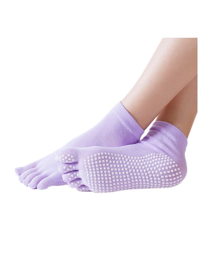 Generic Anti-Skid Breathable Fitness Yoga Socks  - Image 1