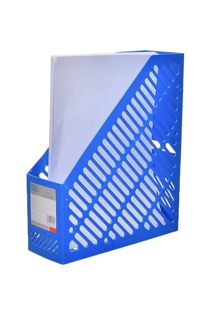 دي جي جي حافظة مستندات للمنزل والمكتب من دي جي ازرق  DG-2511 بلاستيك
