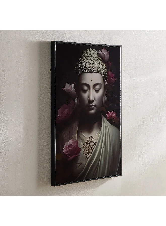 Home Box Fossel Buddha Framed Picture - 50x70x2.5 cm