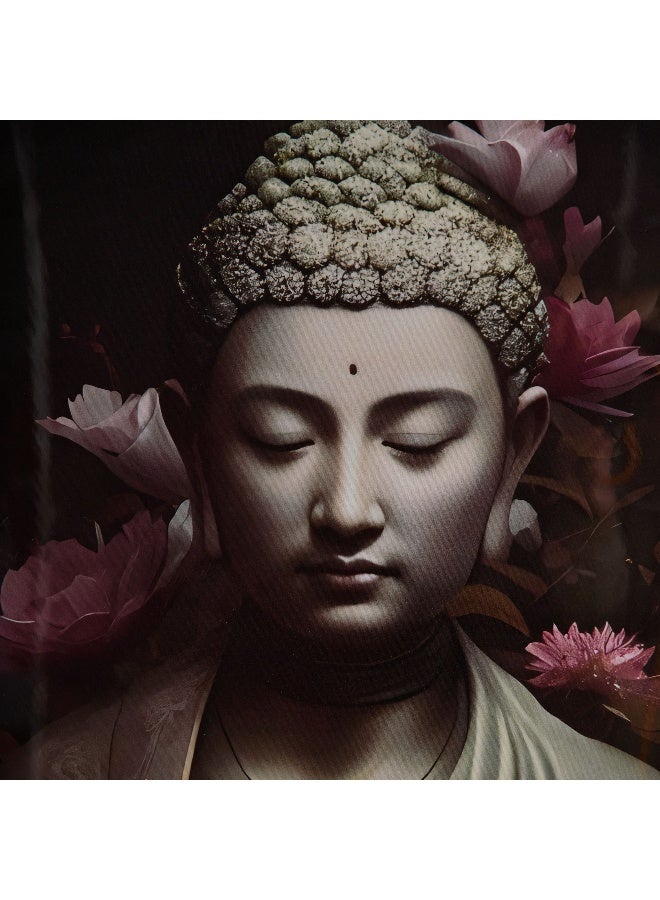 Home Box Fossel Buddha Framed Picture - 50x70x2.5 cm - Image 3