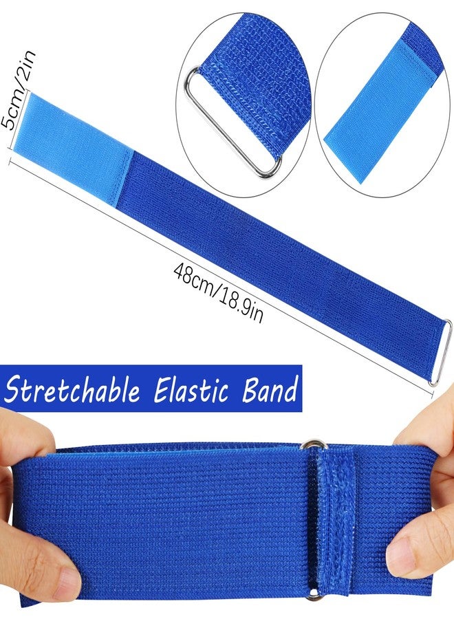 Aunifun 6 Pack 3 Legged Race Bands Three Legged Race Games Elastic Tie Rope Durable Firm Bands for Outdoor Activities Teamwork Training - Image 5