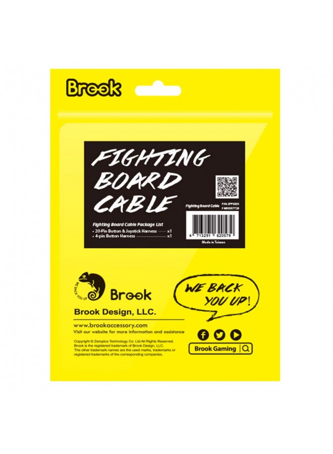 Brook Fighting Board Cable - 20-Pin Button and Joystick Harness with 4-Pin Button Harness, Button Joystick Harness DIY Builds/Arcade Stick/Fighting Board Accessories - Image 4