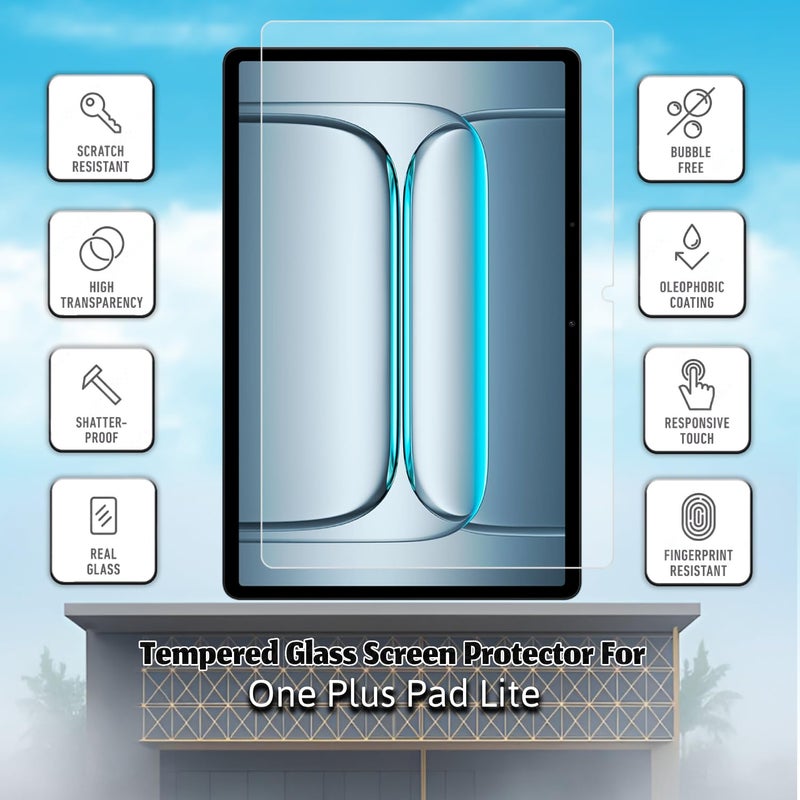 SPCORE Tempered Glass for OnePlus Pad Lite 11 inch Screen Protector Guard for OnePlus Pad Lite 11 inch [Anti-Scratch] & [Smudge Proof] - [1-Pack] - Image 3