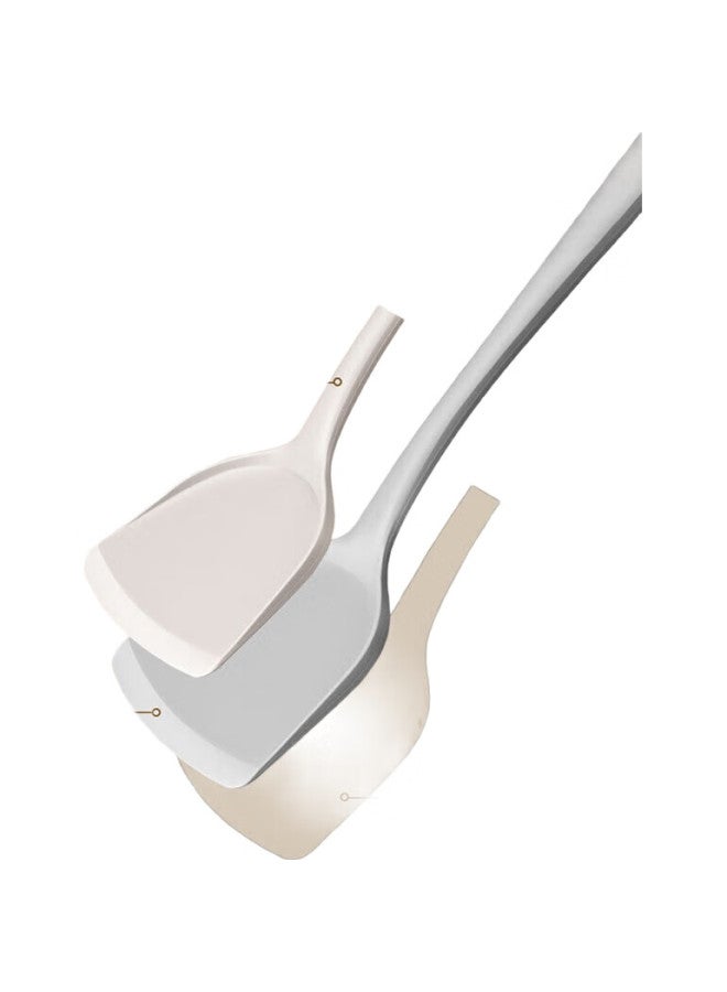 Bayco (Bayco) Rice Spoon, Food-Grade Silicone Rice Spoon And Spatula, Heat-Resistant Non-Stick Rice Scoop For Rice Cooker, Bc4767 - Image 2