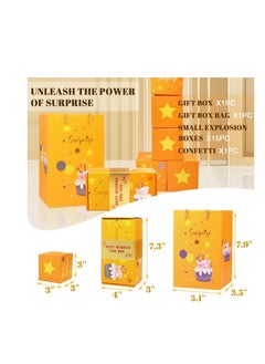 KASTWAVE Surprise Gift Box Explosion for Money, Explosion for Money Cash Birthday Money Box Exploding Gift Box, Cash Explosion Luxury Gift Box for Birthday Anniversary   Proposal (15 Bounces)  - Image 3