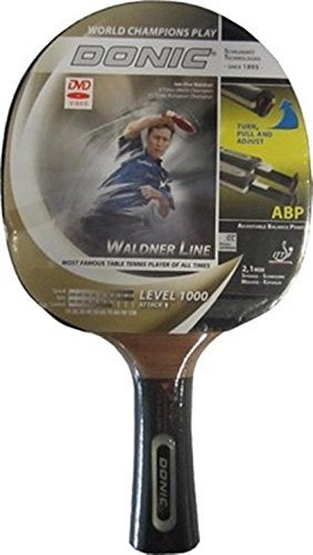 DONIC Waldner 1000 Table Tennis Bat ( Black-Brown, 87 grams, All-rounder ) - Image 3