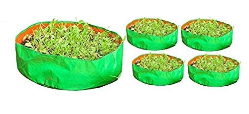 COIR GARDEN HDPE Grow Bags (18x6 inch, Pack of 5) - Image 1