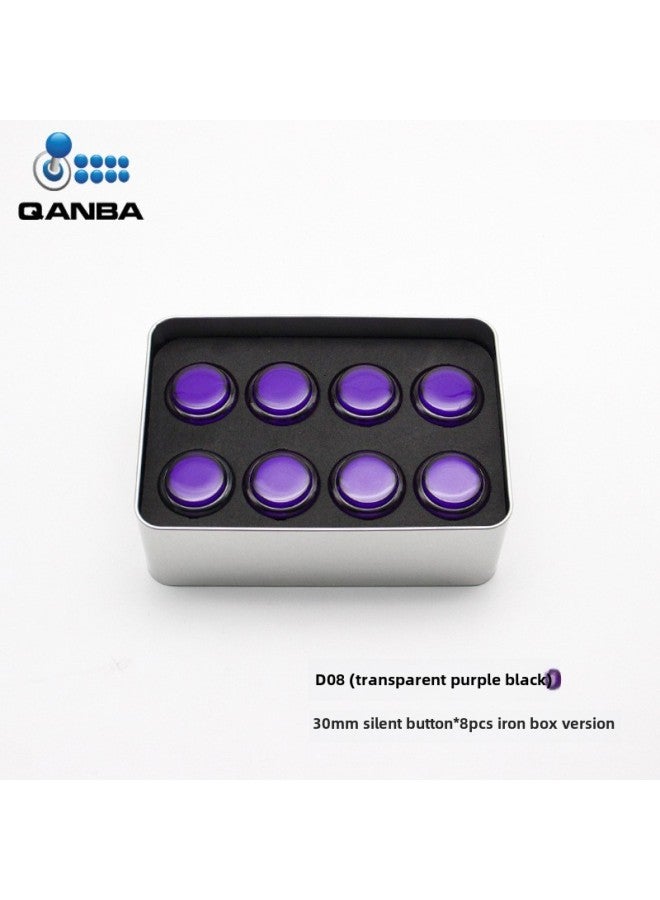 Qanba Gravity Ks Rapid Silent Street Fighter Arcade Button 30/24mm Mechanical Axis Quick Fire Digital Computer Game Joystick-Product Color:D08 30mm Boxed  - Image 1