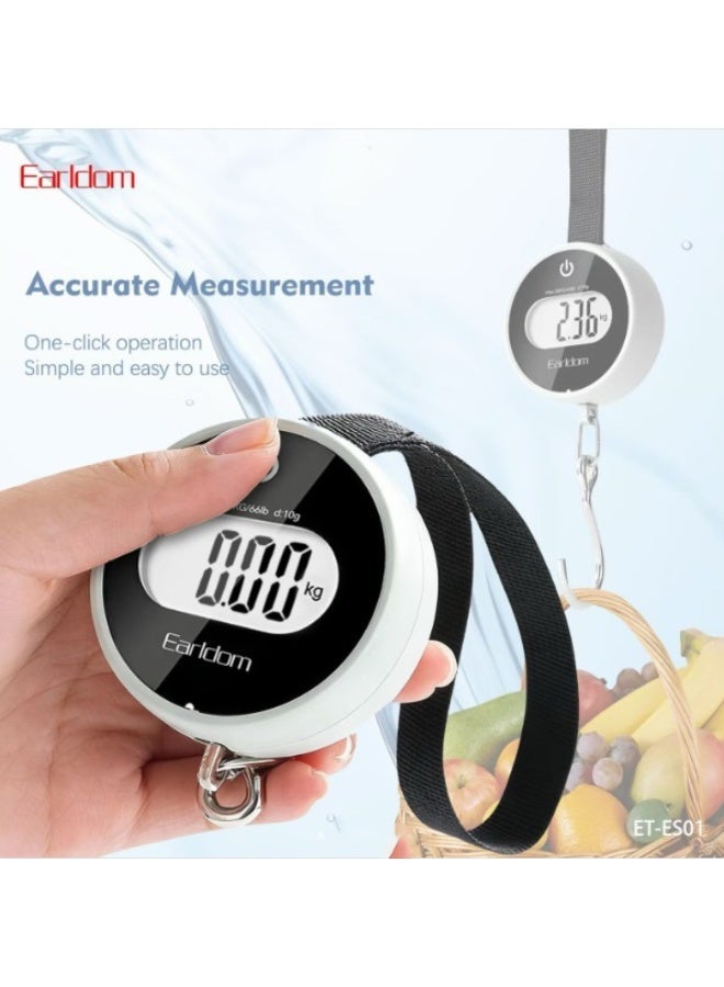 Earldom - Mini Digital Scale - Large Screen  - ES01 - White - Image 3