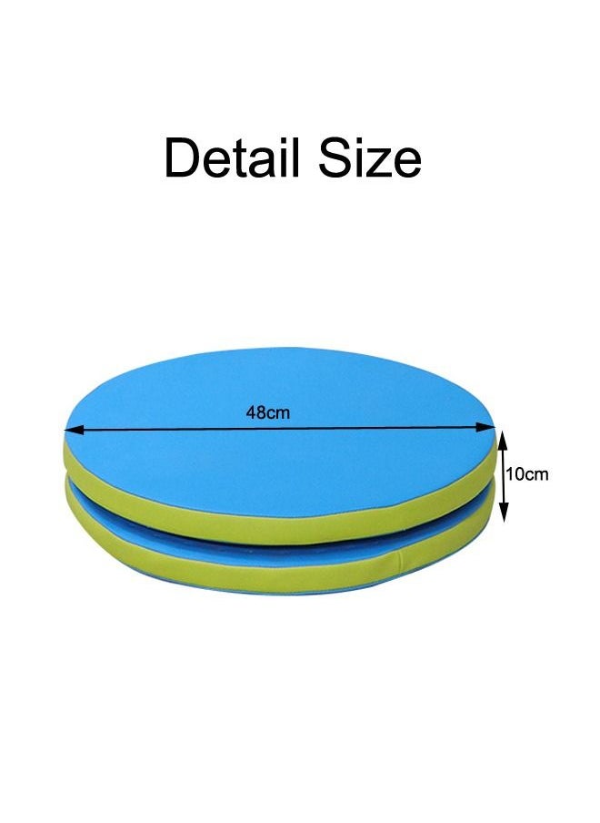 JSAITOYS Kids Soft Surface Twisting Plates Wooden Disc Rotator  - Image 2