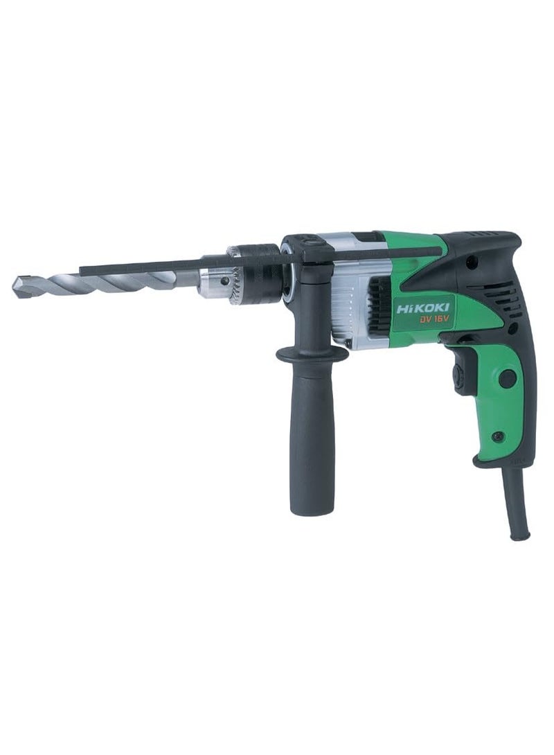 Hikoki DV16VSSNUZ 13mm Impact Drill, 600W Powerful Motor, VSR, Keyless Chuck, 16mm Concrete Capacity, Compact & Lightweight 1.5kg – Ideal for Wood, Steel & Masonry Drilling