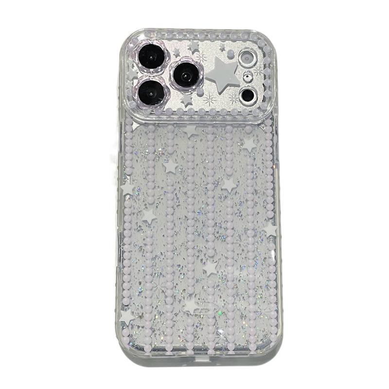 MS غطاء واقي، Star، حماية من السقوط, نقشة مخططة، مقاوم للصدمات لـ iPhone 17 / 17 Air / 17 Pro / 17 Pro Max - Image 1