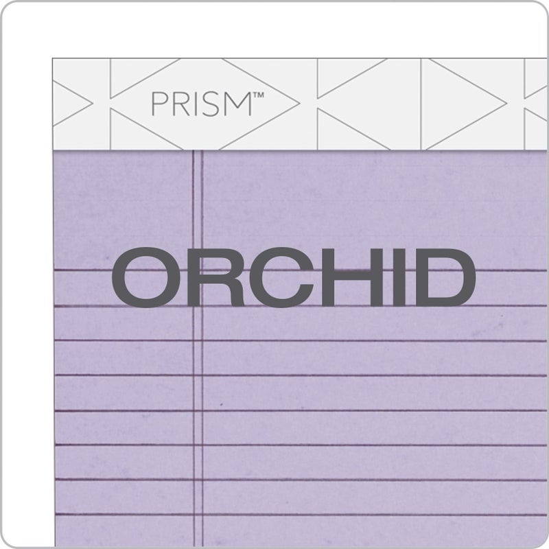 TOPS Prism+ Writing Pads, 5x 8, Perforated, Jr. Legal Ruled, Narrow 1/4 Spacing, Orchid, 50 Sheets, 12 Pack (63040) - Image 2