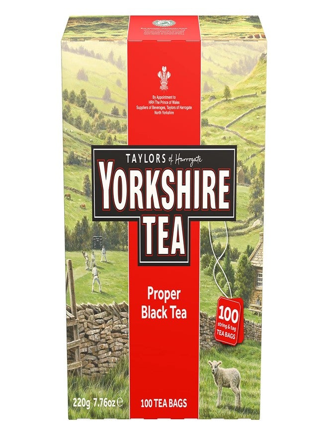 Yorkshire Tea 100 tea bags : Taylors of Harrogate Yorkshire Tea, 7.76 Ounce 100 Tea Bags - Image 1