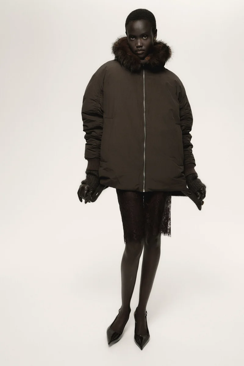 اتش اند ام جاكيت مبطن