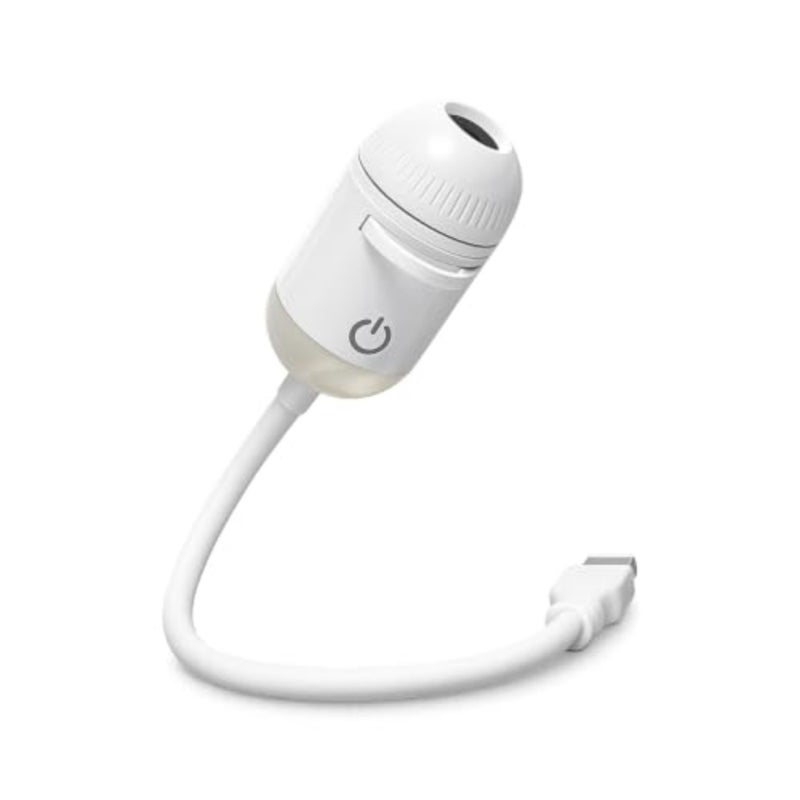 2 في 1 USB Galaxy Projector Night Light لغرفة النوم والسيارة الداخلية، بلاستيك ABS، أسود، تركيز قابل للتعديل ودوران 360 درجة مع 12 شريحة قابلة للاستبدال - Image 1