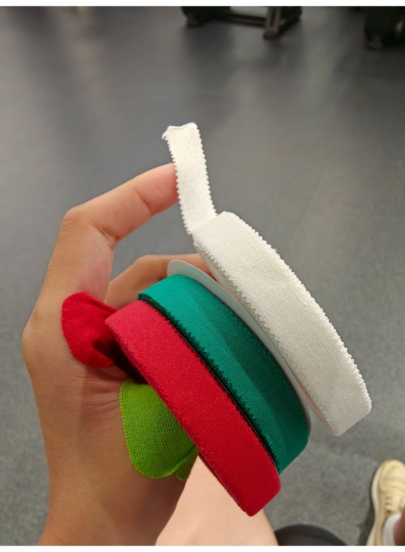 Munyee Hua 3 Rolls Athletic Finger Tape, Latex-Free Skin-Friendly Finger Wrap Tape 1.25 cm x 13.7 m, Extra Strong Adhesive Sports Tape for Finger Support, Hand Grip, Joint Protection, Climbing, Football, Gym, Weightlifting, Padel, Tennis and Volleyball - Image 5