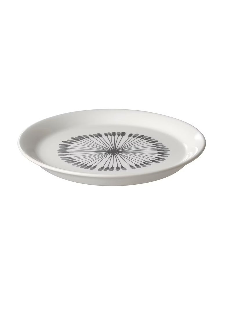 Side plate, white/patterned19 cm - Image 1