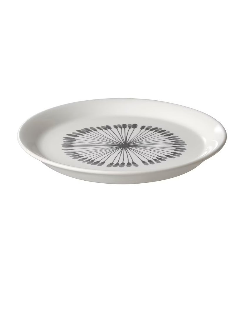 Side plate, white/patterned19 cm - Image 3