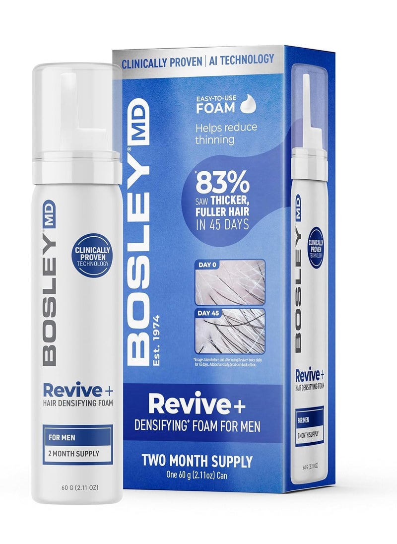 BOSLEYMD BosleyMD Men's Revive + Densifying Treatment Foam  - Image 1