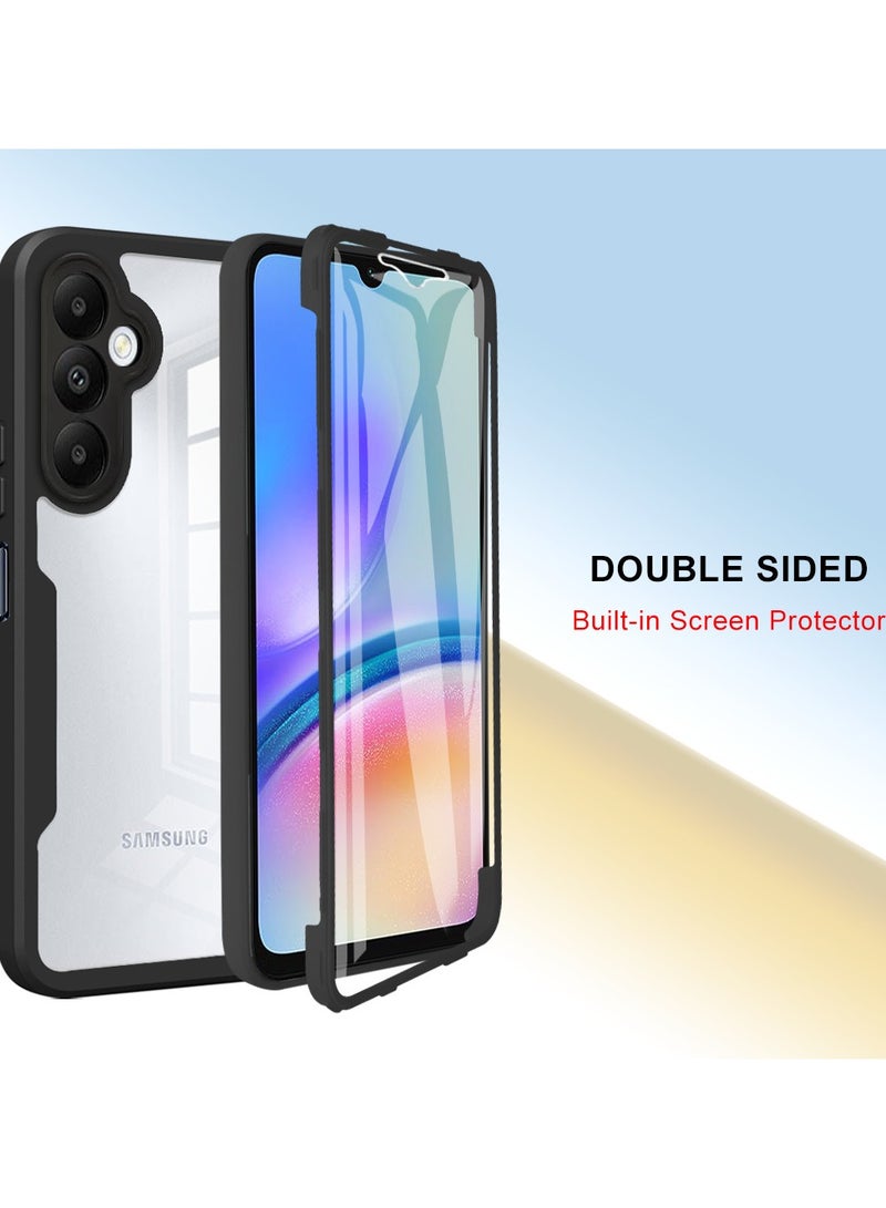 SanHu for Samsung Galaxy S24 FE 5G Case, Ultra Thin Lightweight, Double-Sidedall-Inclusive Protection, Acrylic Clear Back Cover Samsung Galaxy S24 FE 5G, Black - Image 3