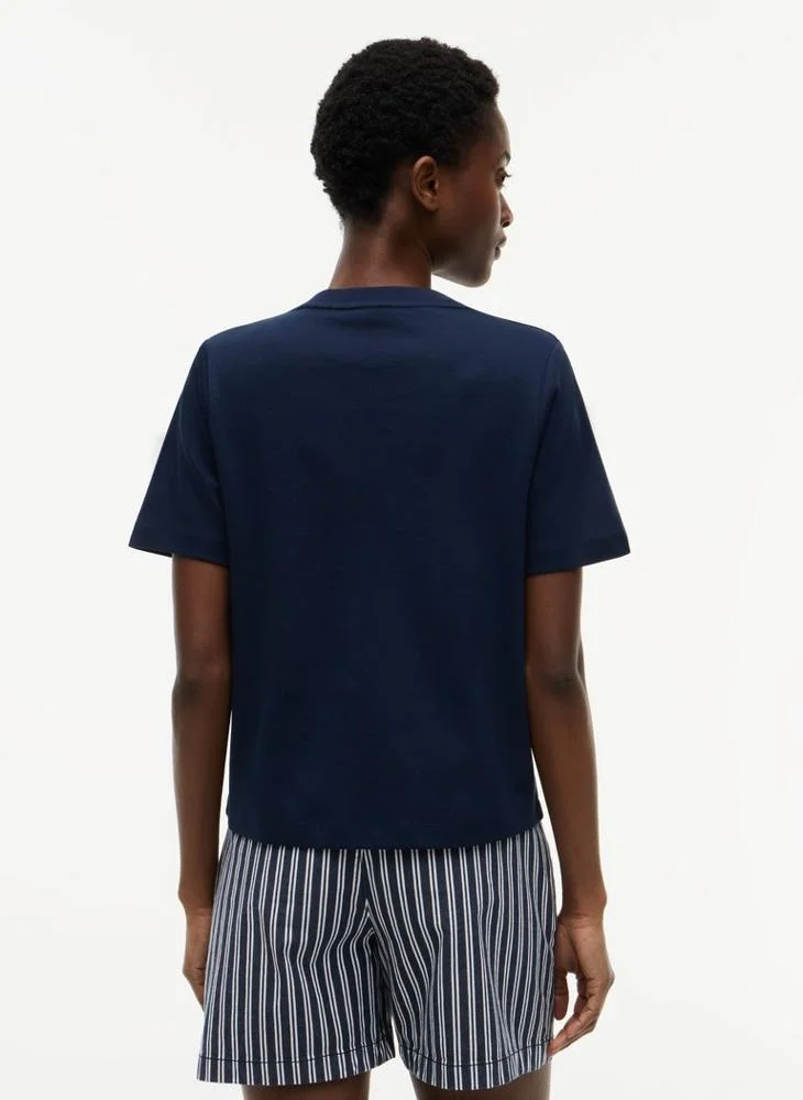 Tommy Hilfiger Boxy Interlock Knit T-Shirt