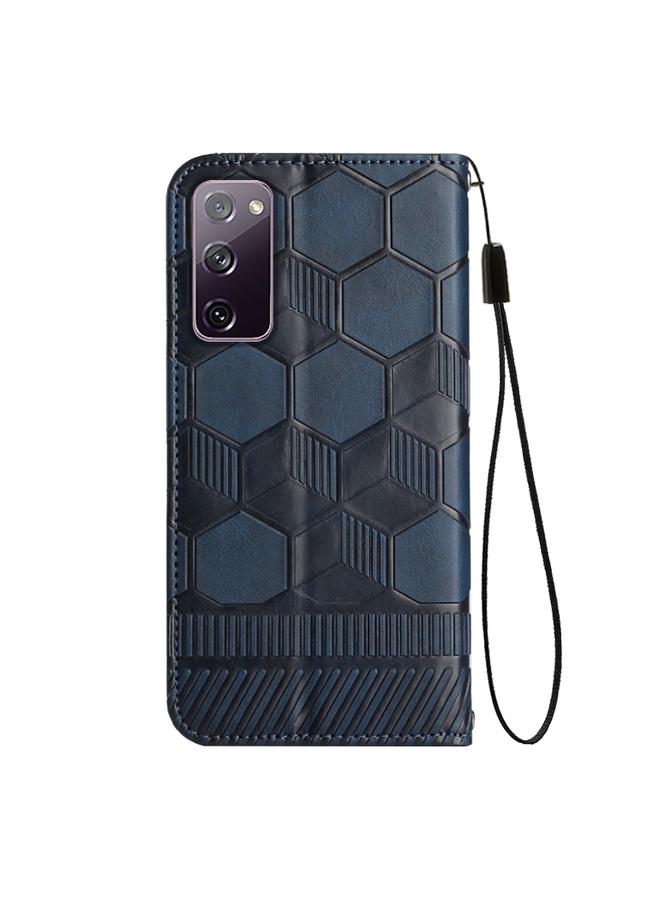 اس-توب جراب لهاتف Samsung Galaxy S20 FE 2022 / S20 FE 5G&4G / S20 Lite / S20 Fan Edition جراب هاتف جلدي مغناطيسي قابل للطي بتصميم كرة قدم - Image 3