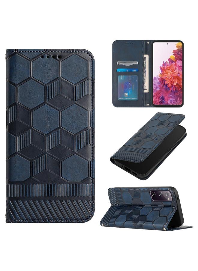 اس-توب جراب لهاتف Samsung Galaxy S20 FE 2022 / S20 FE 5G&4G / S20 Lite / S20 Fan Edition جراب هاتف جلدي مغناطيسي قابل للطي بتصميم كرة قدم - Image 1