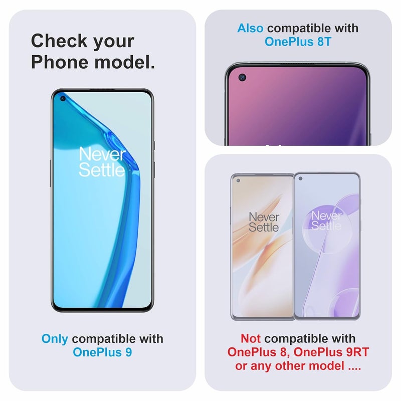 Skyddshield Military-Grade Gorilla Tempered Glass For OnePlus 9 and OnePlus 8T (6.55 Inch) With Installation Kit | Edge to Edge Coverage | Black - Image 2