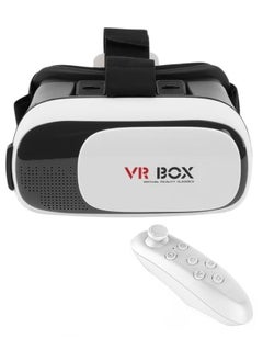 في آر بوكس VR Box VR02 3D الواقع الافتراضي نظارات الفيديو تعريف العين مع أحزمة قابلة للتعديل متوافقة مع الهواتف الذكية يتضمن جهاز التحكم عن بعد بلوتوث Gamepad للألعاب والترفيه الغامرة  - Image 4