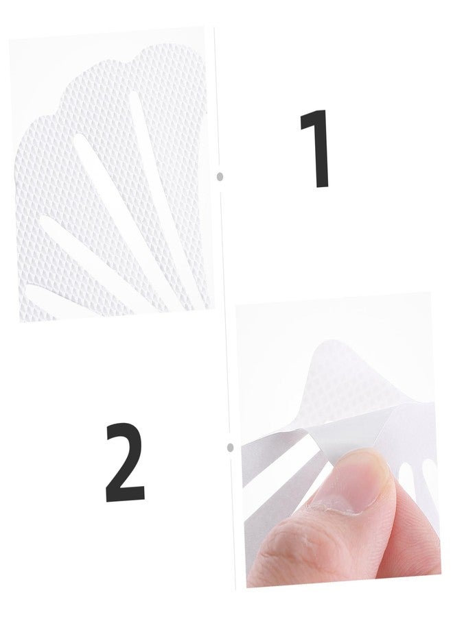 TOPBATHY 12PCS Non-Slip Bathtub Stickers: Sea Shell Shaped Safety Shower Treads, Adhesive Appliques Bathroom Floor Decal, White Anti Slip Shower Strips - Image 5