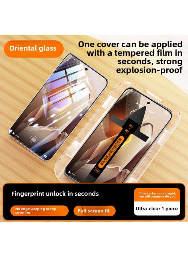 Generic - For One Plus 13 Tempered Film 12ace3 One Plus Ace2pro One Plus 11 Mobile Phone Ace5oppo10pro9-Colour:Cover With Tempered Film In Seconds★1 Piece Of Ultra-clear Film [film Application Success Rate 99%]★Top Explosion-proof★Unlock In Seconds With Ultrasonic Waves] Comes With Its Own Artifact-Size:Oneplus Ace 3 Pro - Image 1