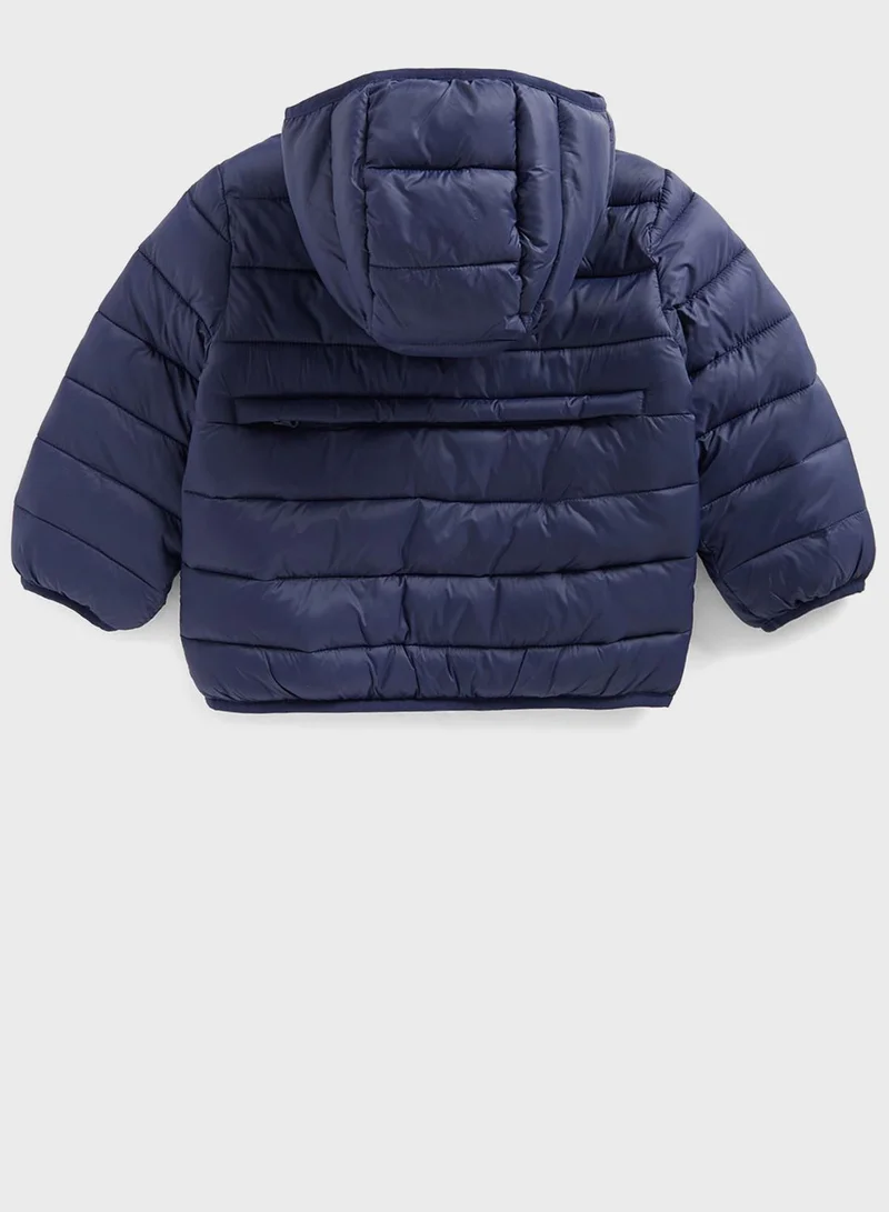 mothercare Kids Essential Hooded Puffer Jacket