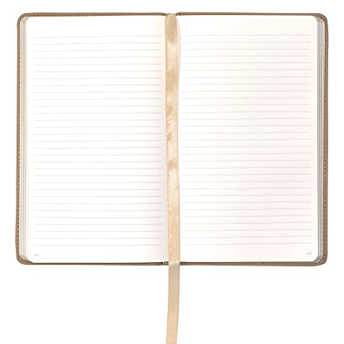 Leatherpress Classic Leather Notebook Writing Journal, Softcover, Narrow Ruled, Table of Contents and Numbered Pages - Image 2