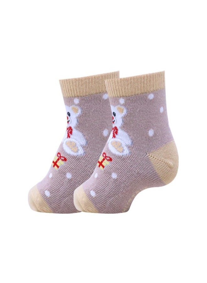 MUSTANG Kids Fun Patterns Short Leg Socks (Pack of 5) - Vibrant & Playful Designs | Soft, Breathable Material for Everyday Wear | 0-6 Months - Image 4