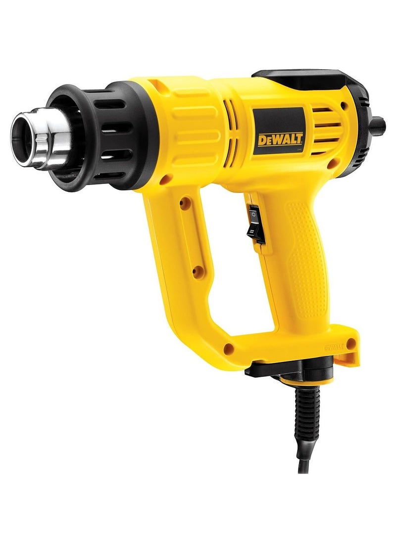 DEWALT Premium Heat Gun With  LCD Display Yellow/Black  2000W 240V DeWalt  - Image 1