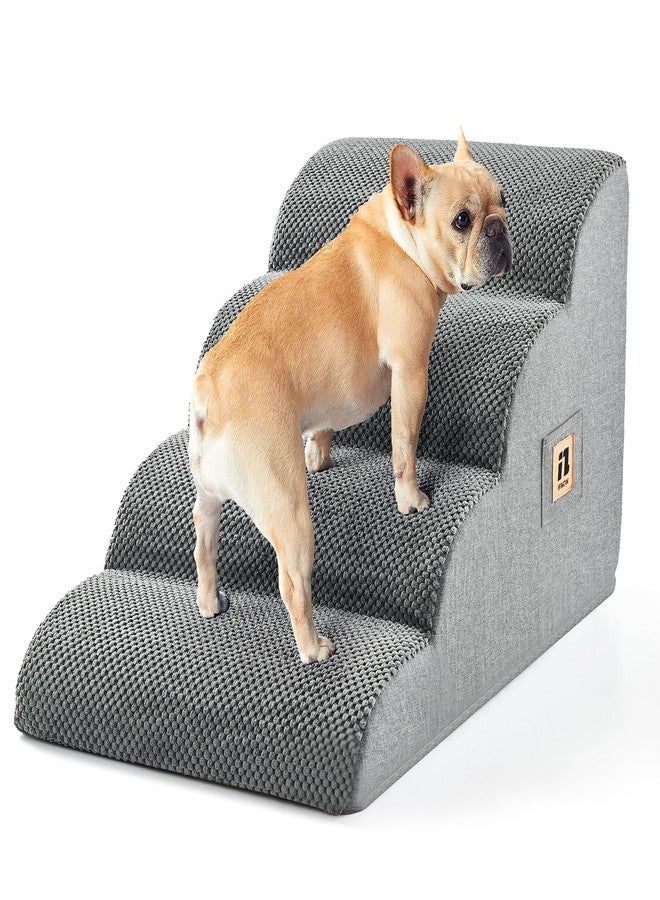 IFNOW Dog Stairs for Small Dogs and Cats, 4 Step - Image 1