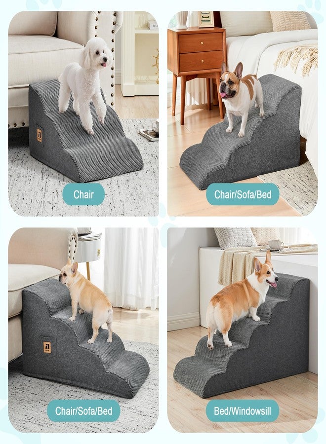 IFNOW Dog Stairs for Small Dogs and Cats, 4 Step - Image 5