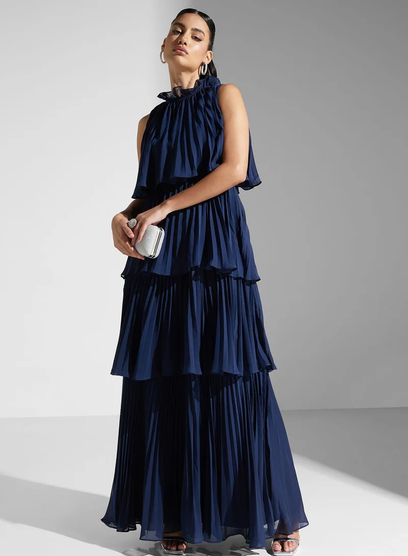 True Decadence Tiered Chiffon Dress