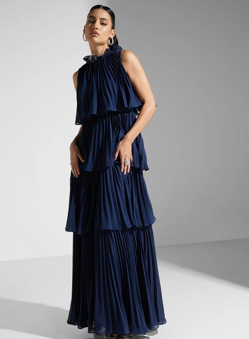 True Decadence Tiered Chiffon Dress