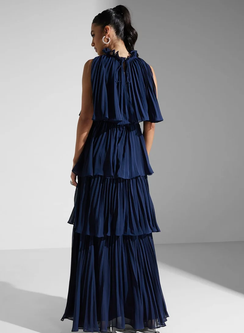 True Decadence Tiered Chiffon Dress