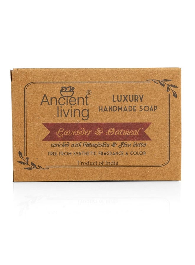 إنشنت ليفنج مجموعة العناية بالبشرة من "Ancient Living" - لبشرة صافية ومرطبة - (غسول الوجه "مانجيستا" 100 مل وصابون الشوفان واللافندر 100 جم) - Image 2