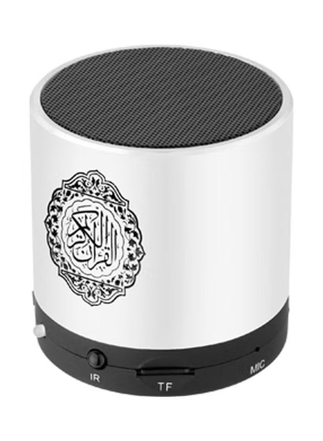 Quran Portable Bluetooth Speaker with Remote Silver - Image 1
