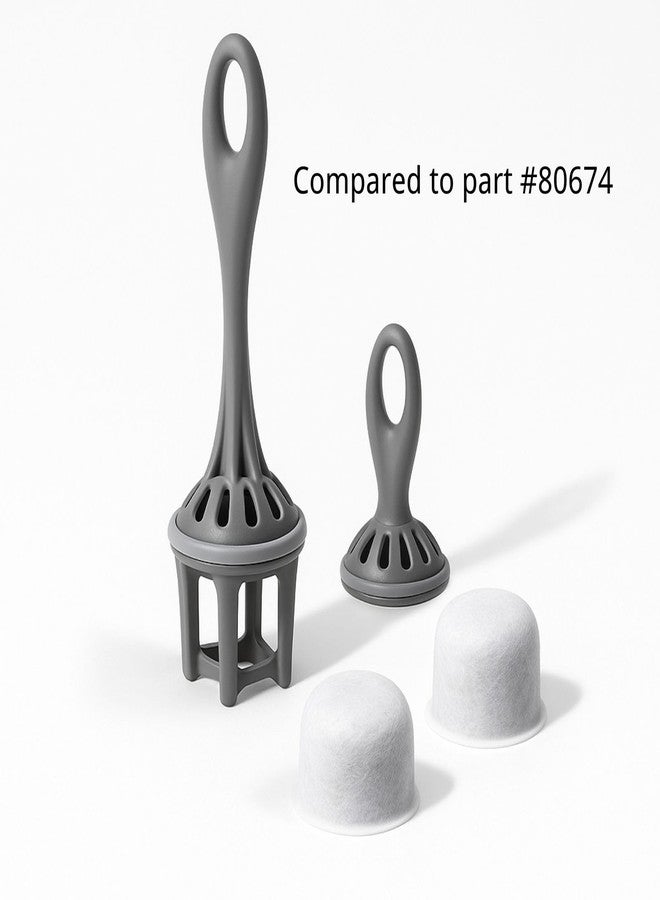 نيسبيرا كبسولات فلتر مياه بديلة من نيسبيرا متوافقة مع ماكينة قهوة هاميلتون بيتش بريو ستيشن وستاي أور جو (80674)، مجموعة من 12 فلترًا - Image 2