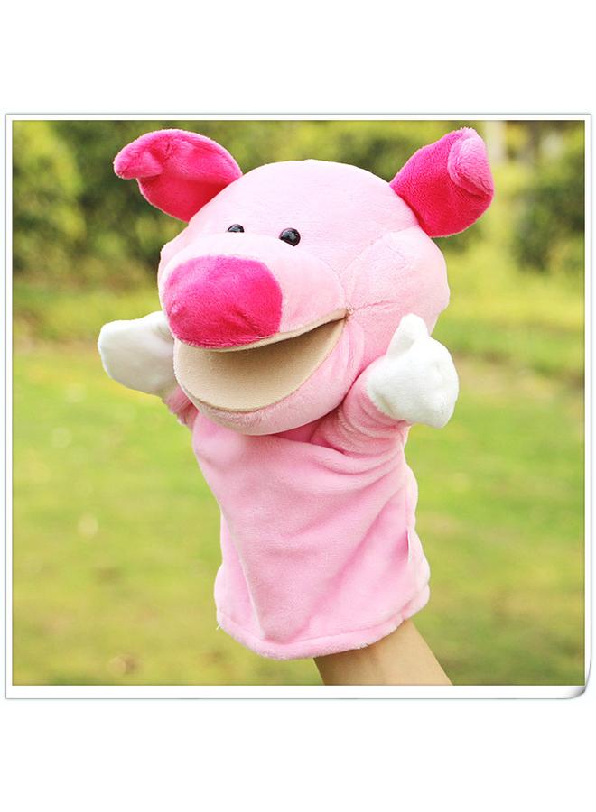 Plush Toy Hand Doll Small Animal Pink let Family Parent-Child Doll Kindergarten Children's Gloves  - Image 1