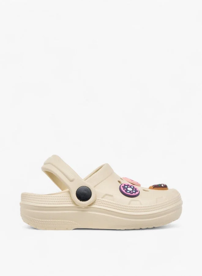 Donut Accent Clogs with Backstrap