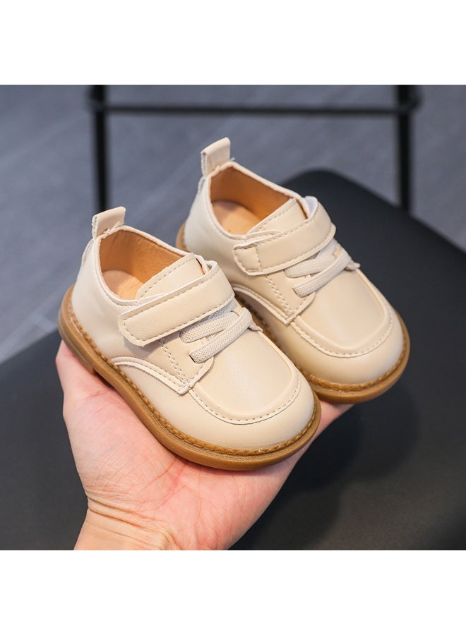 أحذية جلدية بريطانية للأطفال - أحذية مشي ناعمة للأطفال الرضع
