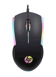 HP HP M160 Gaming Mouse with Multicolor LED Lighting and Ambidextrous Design - Black  - Image 1