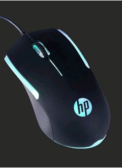 HP HP M160 Gaming Mouse with Multicolor LED Lighting and Ambidextrous Design - Black  - Image 2