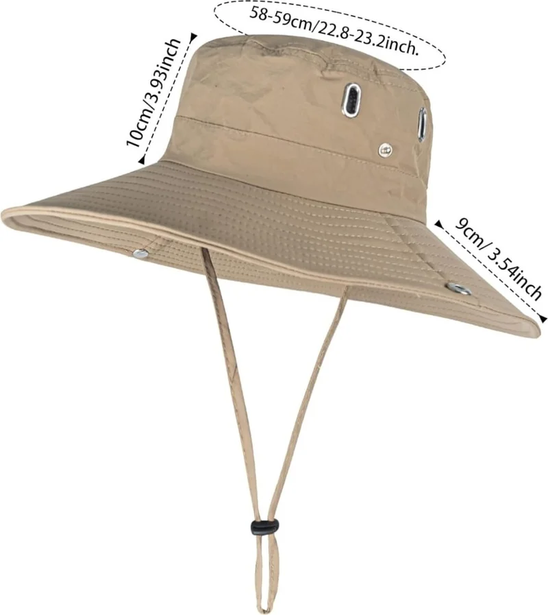 Tezzgelsin UV-Protected Waterproof Summer Safari Hat